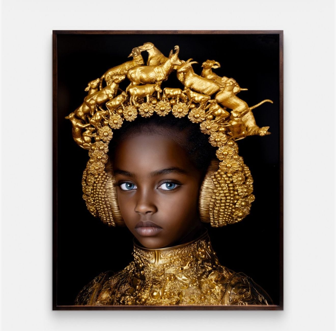 Adriana Duque. Menina 20 — Serie Meninas, 2/6, 2024. Impresión inkjet sobre papel fotográfico. 180 × 148 cm.