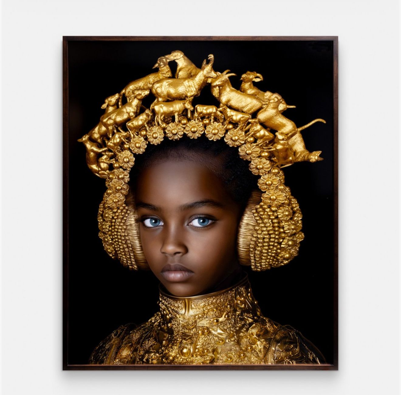 Adriana Duque. Menina 20 — Serie Meninas, 2/6, 2024. Impresión inkjet sobre papel fotográfico. 180 × 148 cm.